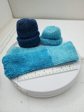 Load image into Gallery viewer, Knitted Hat and Scarf Set - Doll or Stuffed Animal Size
